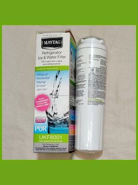 Maytag Refrigerator Ice & Water PUR Filter UKF8001 OEM - Sealed in Open Box